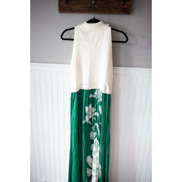Anthropologie The Thea Sleeveless Twofer Maxi Dress Medium NEW Floral - Picture 6 of 6